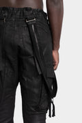 D.Hygen | AW25 Coated suspender cargo pants, ST107-0725A