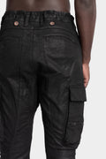 D.Hygen | AW25 Coated suspender cargo pants, ST107-0725A