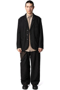 Notch collar 3 button blazer