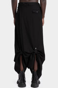 Julius_7 | AW25 - Overlap wide leg wool pants, 917PAM4