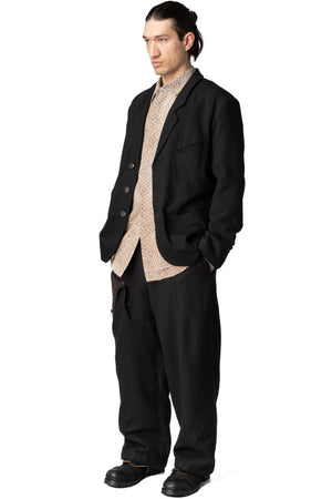 Notch collar 3 button blazer