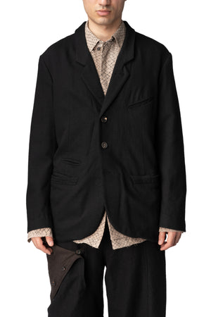 Notch collar 3 button blazer