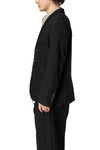 Notch collar 3 button blazer