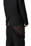 Notch collar 3 button blazer