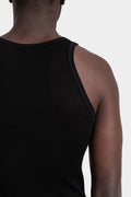 Julius_7 | AW25 - Cotton silk rib tank top, 917CUM24