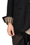 Notch collar 3 button blazer