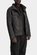 Blackmerle | AW25 - High neck jacket, 252-J01-299SG