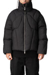 Quilted Puffer Jacket, Black