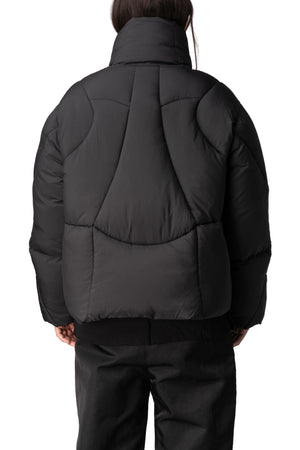 Quilted Puffer Jacket, Black
