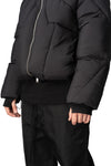 Quilted Puffer Jacket, Black
