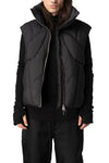Quilted Puffer Vest, Black