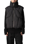Quilted Puffer Vest, Black