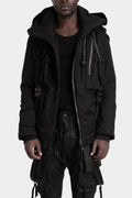D.Hygen | AW25 - Hooded high neck down jacket, ST104-0125A
