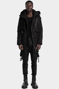 D.Hygen | AW25 - Hooded high neck down jacket, ST104-0125A