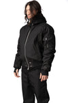 Hooded Bomber Jacket, Black