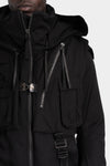 D.Hygen | AW25 - Hooded high neck down jacket, ST104-0125A