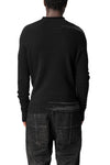 Heavy wool crew neck sweater