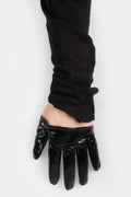 Julius_7 | AW25 - Coated leather finger gloves, 917ACU13