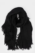 Wool ladder knit scarf