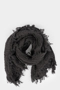 Argo wool knit scarf (140x140), Grey