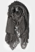 Loose knit fiamma scarf, Carbon
