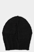 Patchwork knit beanie