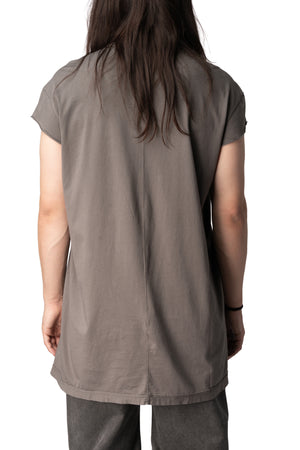 Rick's Jumbo SL T sleeveless T-shirt, Gravel