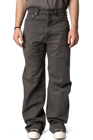 Geth coated canvas jeans, Gravel