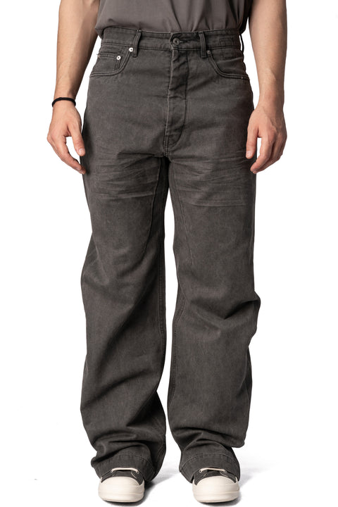 Geth coated canvas jeans, Gravel