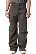 Geth coated canvas jeans, Gravel
