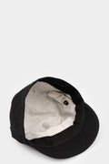 Wool blend field cap