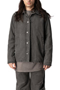 Brad coated canvas jacket, Gravel