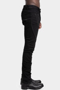Twisted overlock denim pants