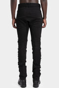 Twisted overlock denim pants