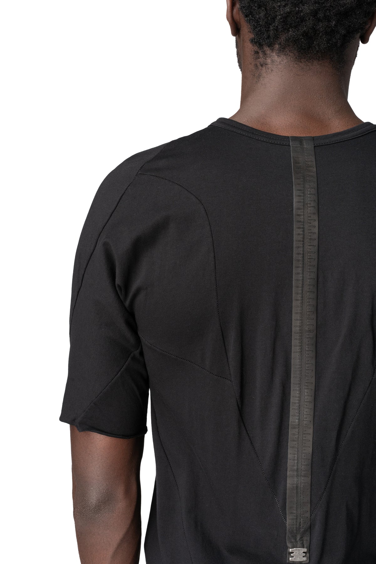 Musculature cut-out t-shirt, Black