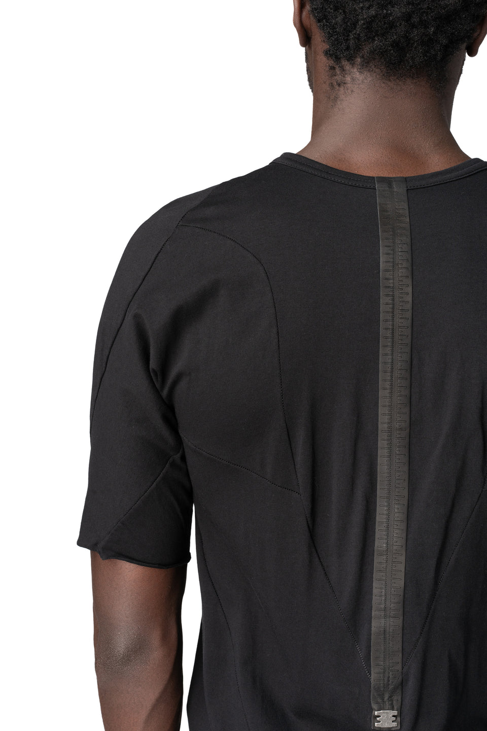 Musculature cut-out t-shirt, Black