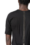 Musculature cut-out t-shirt, Black