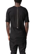Musculature cut-out t-shirt, Black