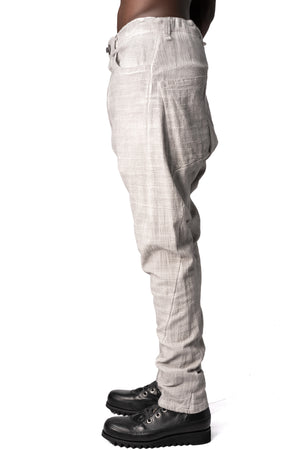 Structured cotton trousers, Alu