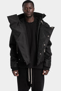 Rick Owens DRKSHDW | AW25 - Woven padded hooded bomber jacket DU02E7781 NCV 09