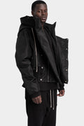 Rick Owens DRKSHDW | AW25 - Woven padded hooded bomber jacket DU02E7781 NCV 09