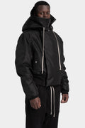 Rick Owens DRKSHDW | AW25 - Woven padded hooded bomber jacket DU02E7781 NCV 09