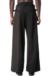 E Pleated Pants, Stripe