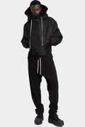 Rick Owens DRKSHDW | AW25 - Woven padded hooded bomber jacket DU02E7781 NCV 09