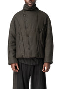 Puffer Jacket, Dark Green