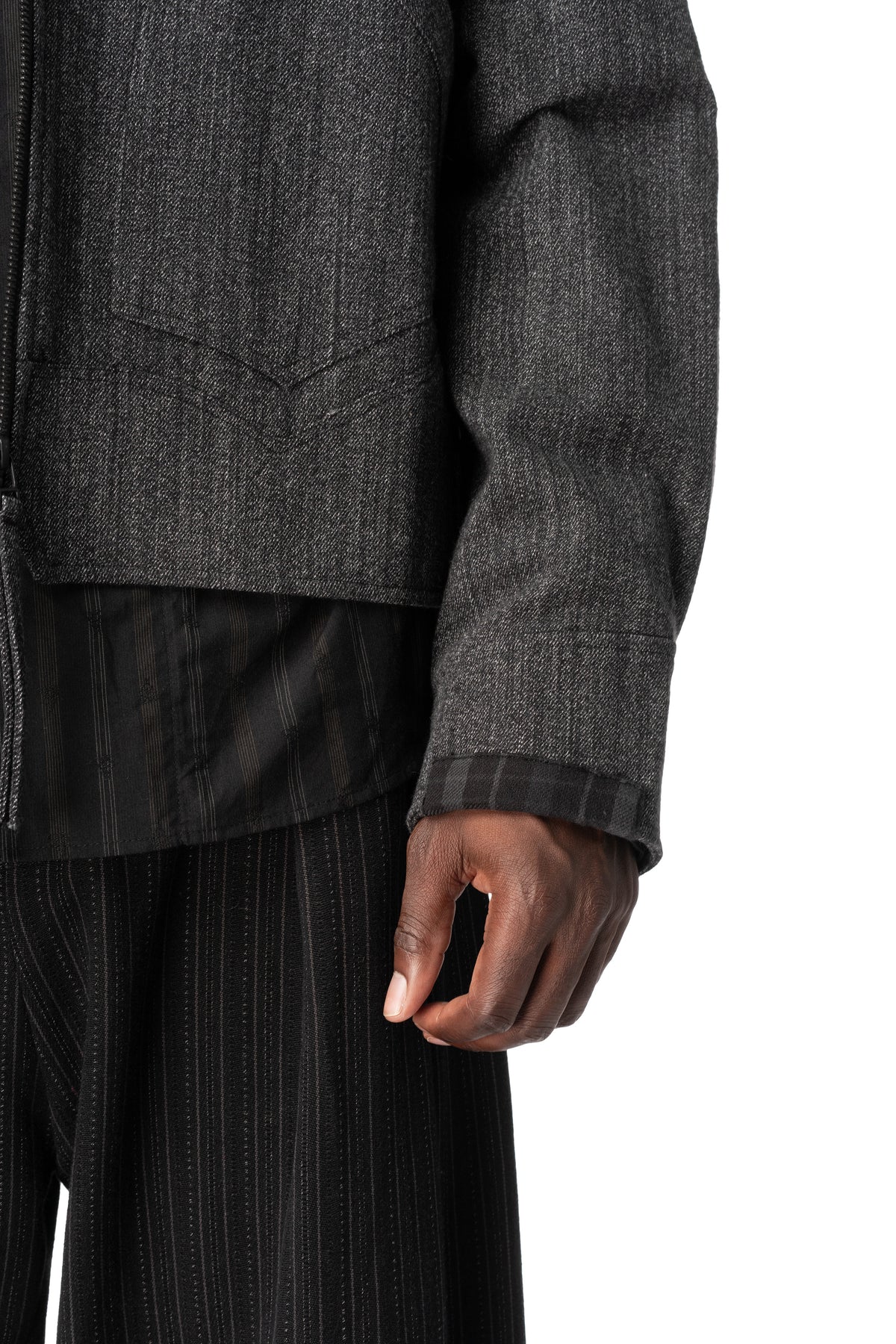 Reworked Coach Jacket, Grey