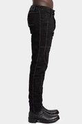 MD75 | AW25 - Regular fit scar-stitch detail jeans Black stone MD12172