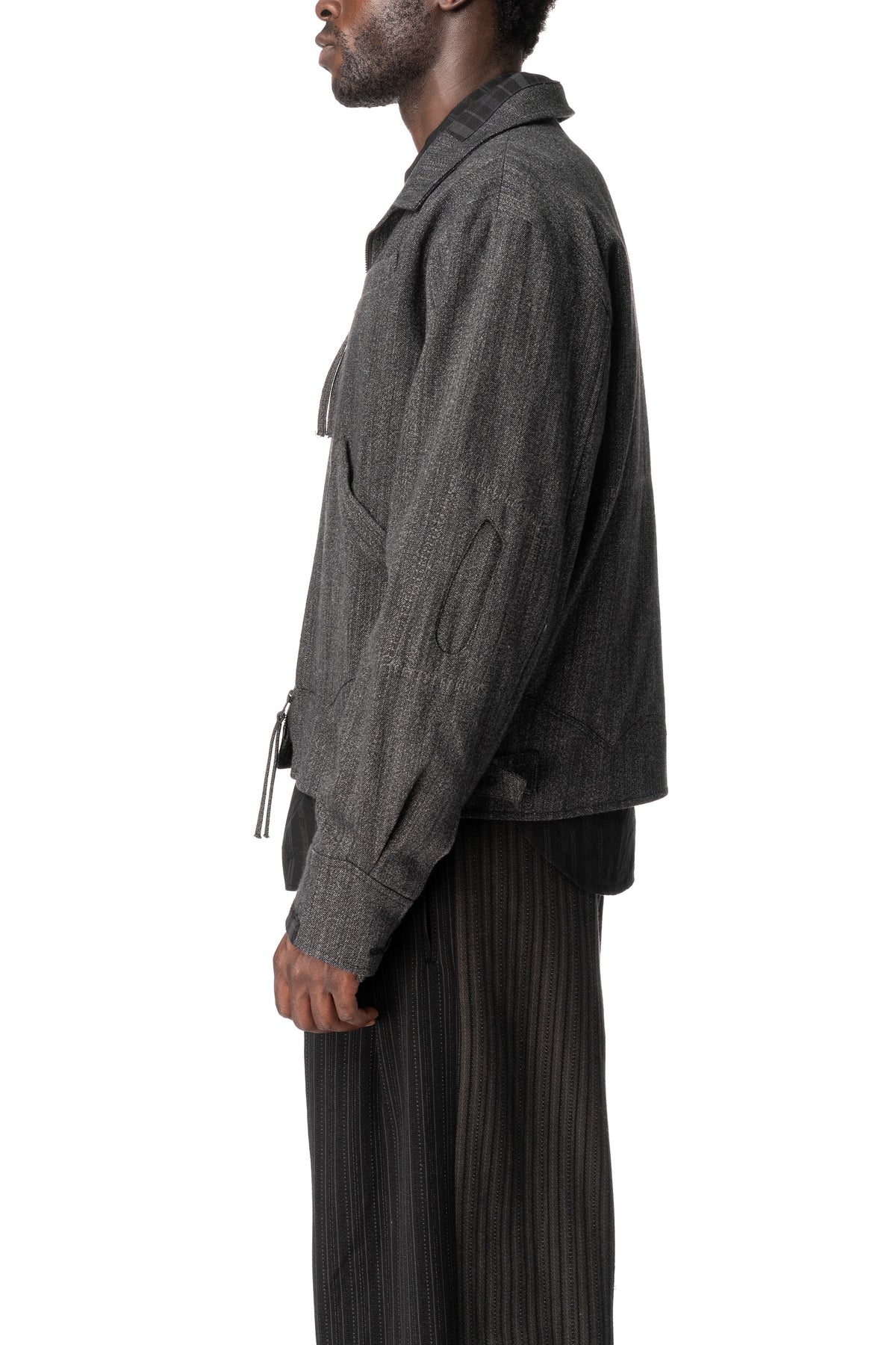 Reworked Coach Jacket, Grey