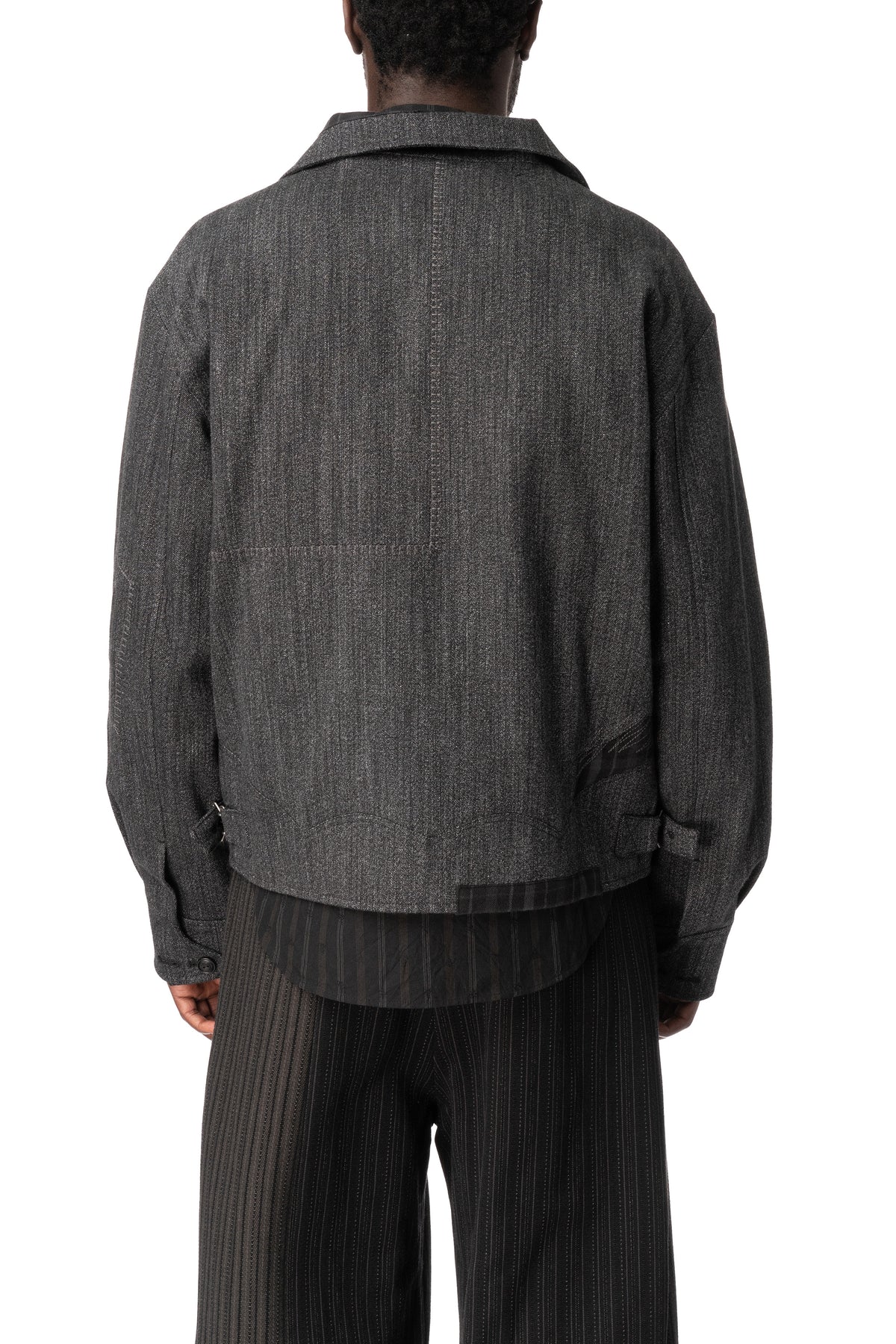 Reworked Coach Jacket, Grey