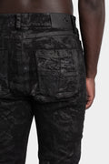 MD75 | AW25 - Regular fit scar-stitch detail jeans, Sandpaper MD12172